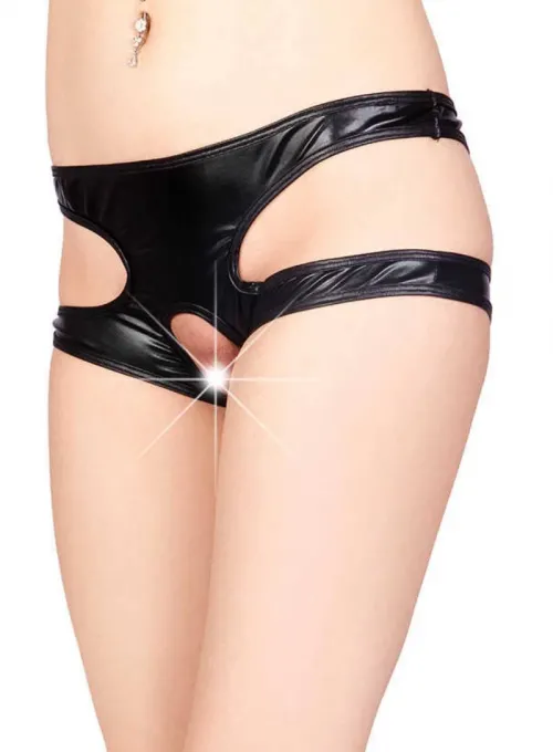 Siyah Özel Bölgesi Açık Seksi Külot TM1172 - 3