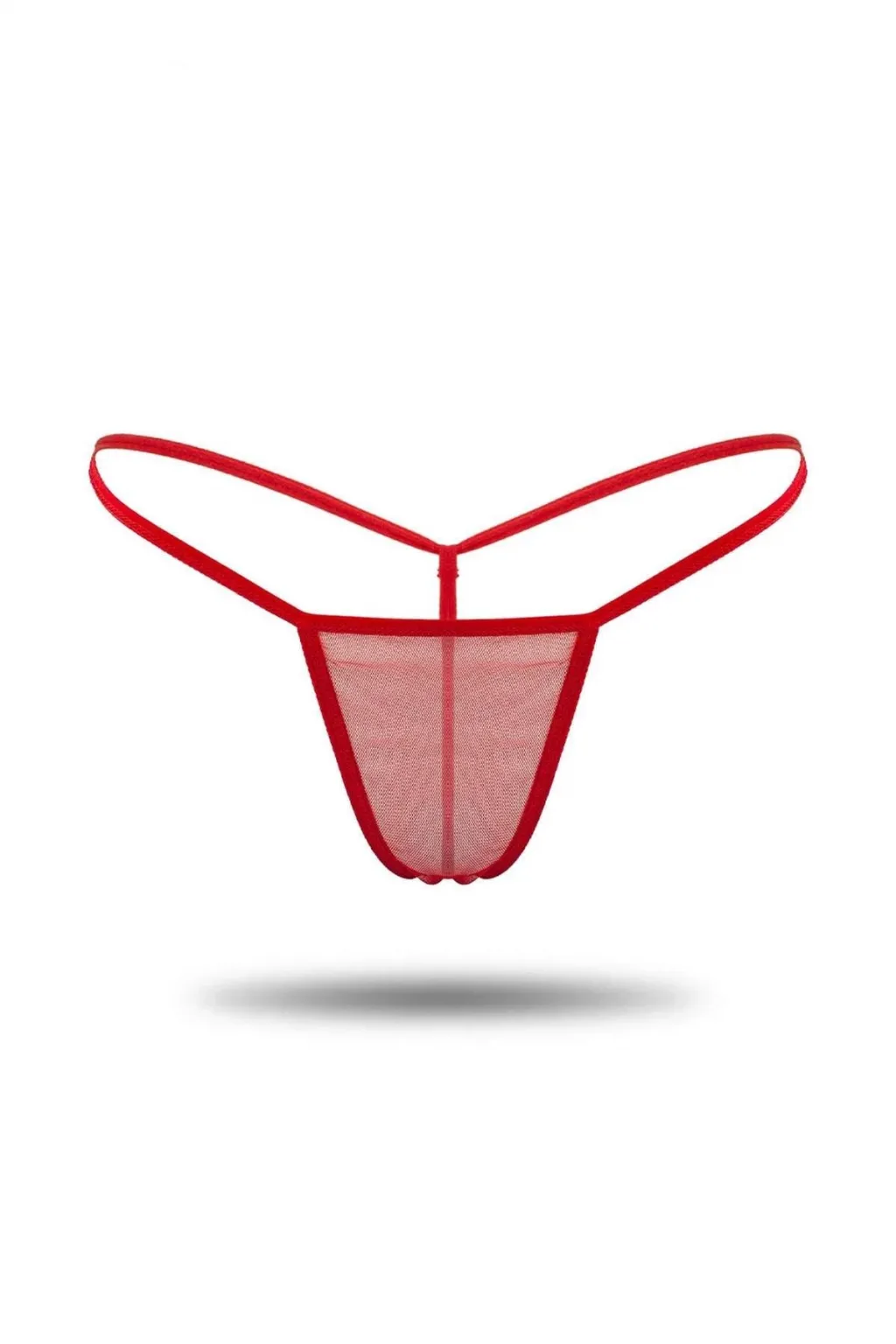 Kırmızı Tül Tanga TM1115